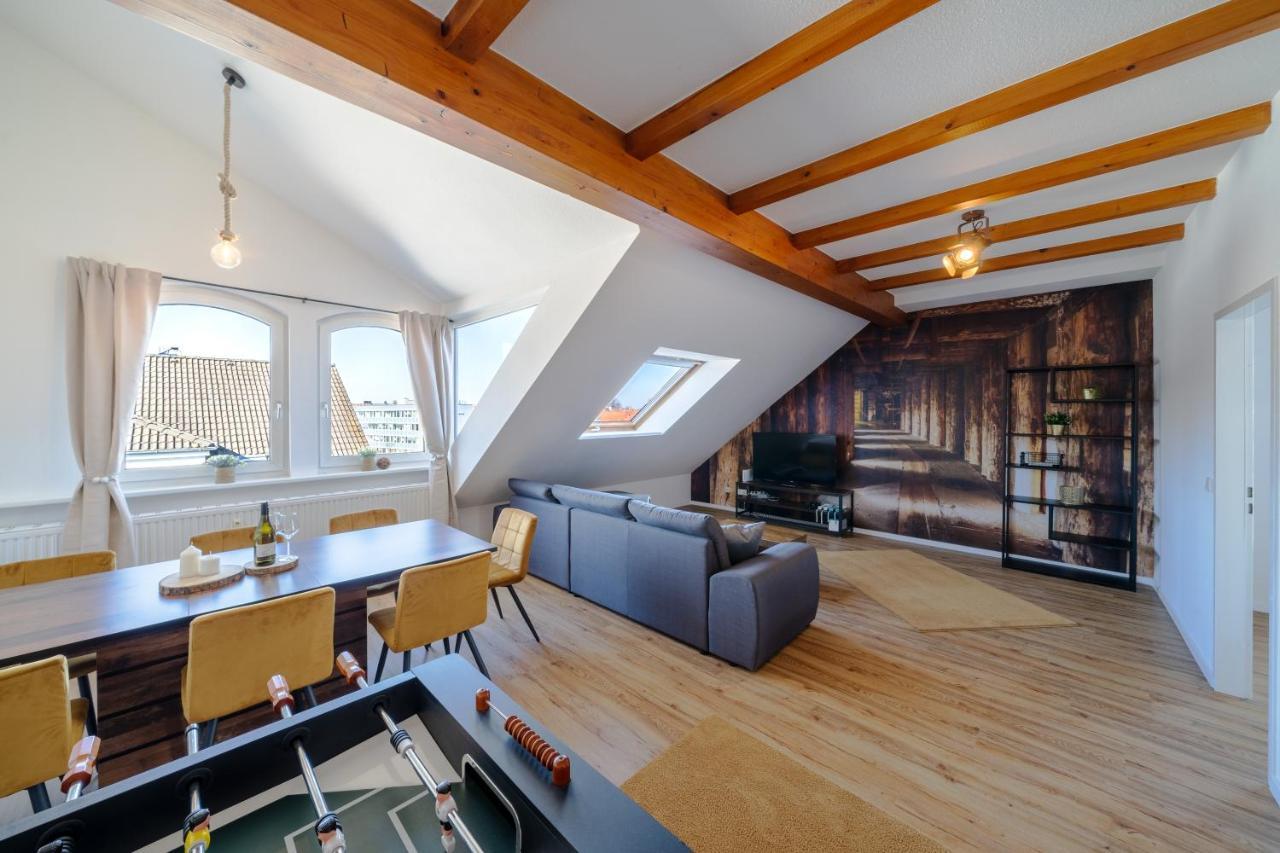 הנובר Stylisches Penthouse Zentral Tischfussball 100M2 Wii מראה חיצוני תמונה